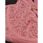 Auden NWOT Size 40C Pink Coral Lace Unlined Scoop Balconette Underwire Bra Photo 3