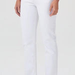 AGOLDE  Nico High Rise Slim Fit White Jeans Raw Hem 28 Photo 0