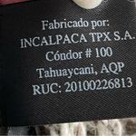 Tumi Peruvian baby alpaca & wool marled gray shawl collar open front cardigan S Photo 3