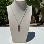 Tiffany & Co. Tiffany Triple Heart Plate Necklace Silver 925 Women’s RARE Photo 2