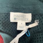 Market & Spruce Eyelet Green Striped Sweater New XL Photo 3