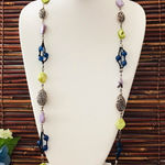 Coldwater Creek  Colorful Long Necklace Photo 0