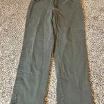 Gloria Vanderbilt Women's Size 16 Olive Green Straight Leg Pants Casual Comfort Photo 0