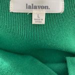 Lalavon Soft Bright Green Preppy Coquette Ribbed Bodycon Maxi Midi Dress L Size L Photo 6