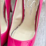 Jessica Simpson  Parisah Perfectly Pink Patent Leather Platform High Heel Pumps Photo 11