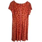 Connected Apparel  size 16 coral pink dot patterned  dress Photo 5