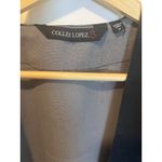 Colleen Lopez Women's Printed Topper Duster Kimono Size Medium Black Gray NWOT Photo 4