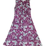 Disney  Parks Pink Purple Paisley Hidden Mickey Minnie Mouse Jersey Dress Size S Photo 0
