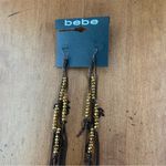 Bebe  Long Dangling Bohemian Brown Women's Earrings New with Tags Photo 4