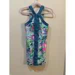 Lilly Pulitzer ‎ Vena Stretch Shift Dress Size NWT Tropical early bloomer Size 00 Photo 1