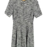 Rebecca Taylor  Women's Boucle Tweed‎ Black And White Dress Size 8 Old Money Photo 0