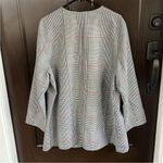 NEW Lauri Felt Fringe Trimmed Plaid Double Breasted Jacket Size XL Photo 2