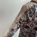 Free People  Lace High Neck Long Sleeve Top Boho Bohemian Medium Photo 1