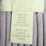 H&M  Purple Lilac Ribbed Button Down Sweater - Size XS - VGUC Photo 4