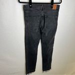 We The Free | Free People Black Skinny Jeans Distressed Hem 27 Photo 2