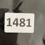 Lululemon  Athletica Black Capri Back Mesh Logo Capri Running Pants SZ XS # 1481 Photo 9