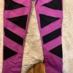Tyche Tyc Til You Colapse Leggings Size Medium Compression Mesh Cut Out Fuscia Workout Photo 2