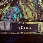 Akira NWOT Finesse Mesh Rhinestone Skirt Photo 3