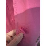 Max Mara Weekend Barbie Bubblegum Pink Belted Button Up Trench Coat Lined Size 8 Photo 9