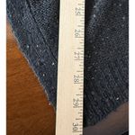 Anne Klein  Womens XL Black Sequin Open Front Cardigan Knit‎ Waterfall Going Out Photo 6