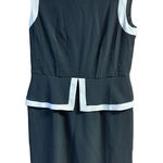 Roz & Ali  Black/Gray Sleeveless Dress Sz 12 NWT Photo 0