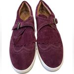 Frye Gemma Kiltie Wine Color Suede Loafers Size 7.5 Oxford Slip On Shoes Sneaker Photo 1