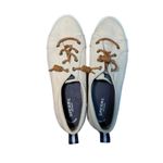 Sperry  Top Sider Women's Canvas Sneakers Beige Lace Up Low Top Comfort Size 12M Photo 10