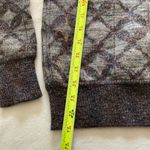Chanel 36 US4 Mohair Pullover Turtleneck Diamonds plaid Sweater gray multicolor Photo 7