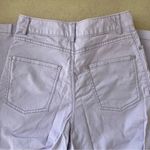 Kate Spade Lilac Wide Leg High Waist Ankle Length Pants Button Fly 25W Belt Loop Photo 1