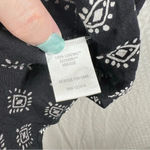 Garnet Hill Black White Diamond Print Remi Draped Romper Photo 4