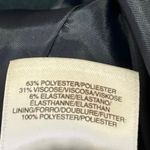 Jones New York  Blue Stretch Long Sleeve One Button Pockets Blazer Coat Jacket 4 Photo 4