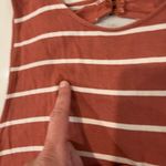 American Eagle Outfitters Striped Stretch Tank Dress Womens Medium Keyhole Back Photo 3