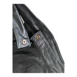 Vintage 80s Soft Black Genuine Leather Pencil Skirt Size S Photo 6