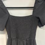 Princess Polly black tie back smocked cut out mini dress size 4 Photo 1