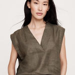 Banana Republic  | Linen V-Neck Top Photo 0