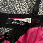 Elegant Pink and Black Lace Bodysuit Size L Photo 3