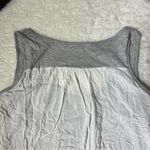 ZARA Gray and White Asymmetrical Hem Tank Top Photo 5