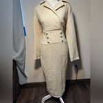 SheIn Winter dresses yellow tone long sleeve crossed collar woman size s Photo 1