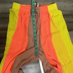 House Of CB NWT  Striped Margot Pants Women's High Waisted Wide Leg Semi-Sheer XS Photo 6