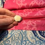 Lilly Pulitzer Coastal Tote Blue Seashells Beach Shoulder Bag Nautical Resort Photo 9