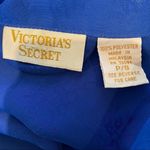 Victoria's Secret VICTORIA’S SECRET Vintage Gold Label Semi Sheer Royal Blue Kimono Robe Size S Photo 6