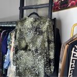 BOSS Orange Dailetta Sequin Long Sleeve Cocktail Dress Green Size XL Photo 10
