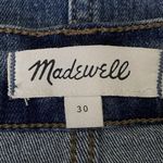 Madewell Distressed Raw Step Hem Jean Mini Skirt Women’s 30 Blue Grunge Western Photo 5