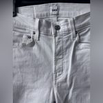 Edwin Bree Brandon Optic White, Endurance edition, size 24, Anthropologie White Photo 5