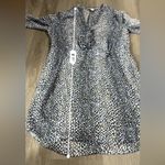 Diane Von Furstenberg  Freya Silk Blend‎ Shirt Dress in Snake Hearts Size 6 Photo 13