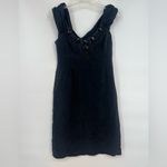 Nanette Lepore Black Dress shift dress mild maid holiday Photo 3