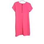 River Island  Modest Pink Coquette Barbiecore Short Sleeve Shift Dress SZ 6 Photo 3