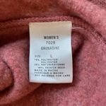 Woolrich  Women's Grenadine Fleece Sweater Rust Red‎  Long Sleeve 1/4 Zip Size L Photo 6