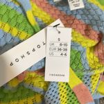 Topshop  stripe pointelle midi dress in multi Photo 8