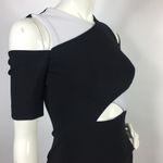 Ygal Azrouel Cutout Bodycon Dress Black White Size 0 Photo 9